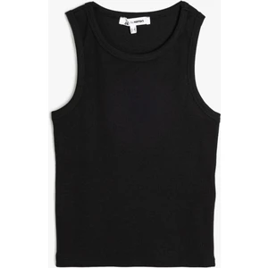 Bisiklet Yaka Kolsuz Slim Fit Basic Atlet