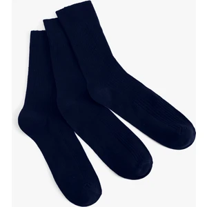 Pamuklu Basic 3'lü Soket Çorap Seti