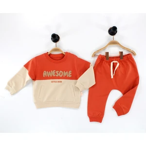 Baby Wings Awesome Nakışlı Erkek 2'li Takım