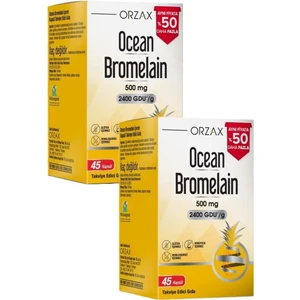 Ocean Bromelain 500 Mg 45 Kapsül x 2 Adet