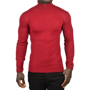 Tam Balıkçı Yaka Yanları Desenli Slim Fit Boğazlı Triko Kazak 2505495