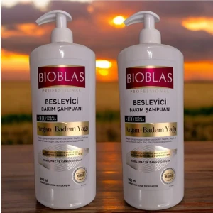 2 Adet Argan Badem Yağı 900 ml Professional Besleyici Bakım Şampuanı  Doğal Yağlar