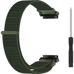 Amazfit T-Rex 2 Uyumlu Spor Kumaş Cırtlı Kordon Kayış