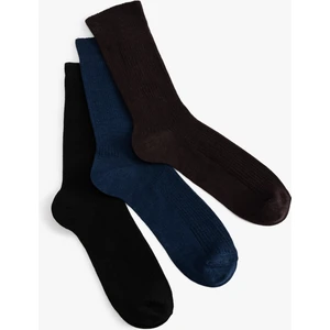 Pamuklu Basic 3'lü Soket Çorap Seti
