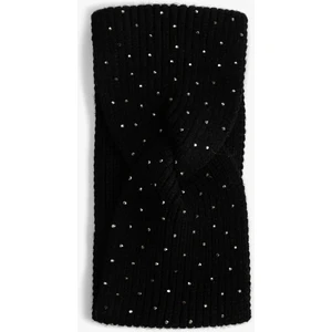 Saç Bandı Düğüm Detaylı Boncuklu