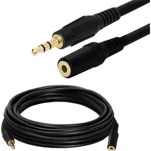 10 Metre 3.5mm Erkek Kadın Ses Kulaklık Uzatma Kablosu Telefon Tablet Ses Aux Adaptör Jak Kablosu