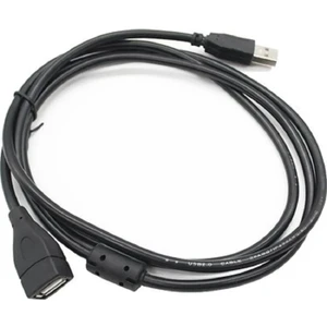 1.5 Metre USB Erkek To Dişi Uzatma Uzatıcı Ara Kablo USB Extension Cable Cabble Yüksek Hız Siyah