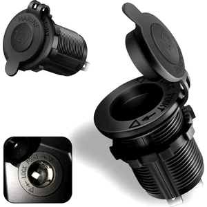 Dişi Çakmaklık Soketi 12V Kapaklı Boş Çakmak Soketi Motosiklet Araba Oto Tekne Çakmaklık