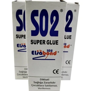 Elsa Bond Elsabond S02 Japon Yapıştırıcısı 20 gr * 3 Adet