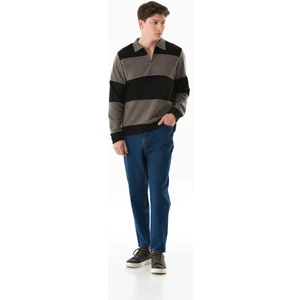 Düğmeli Boyfriend Jean Pantolon