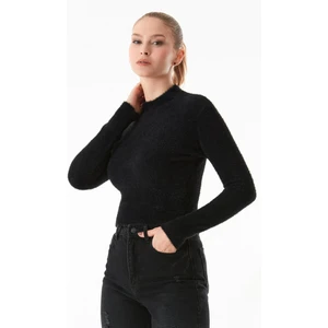 Basic Sakallı Beli Lastikli Kazak