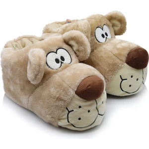 Fibert Kadın, Garson Boy Hayvanlı Panduf Bej 36/41 AA0625