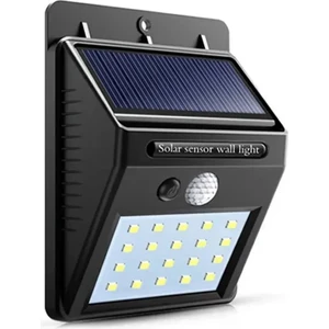 Güneş Enerjili Bahçe Lambası 20 LED Solar Lamba Bahçe Aplik Bahçe Lambası Bahçe Aydınlatma