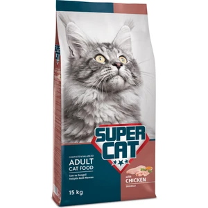 Super Cat Tavuklu Yetişkin Kedi Maması 15 kg