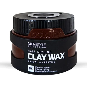 Profesyonel Saç Şekillendirici Killi - Clay Wax, Doğal Ve Güçlü Tutuş, Uzun Süreli Etki, No:06 150ml