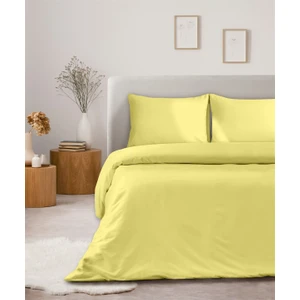 Organik Pamuk Akfil Nevresim Seti Çift Kişilik 200 x 220  cm  Sarı