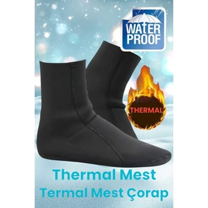 Unisex Su ve Rüzgar Geçirmez Soğuğa Dayanıklı Termal Mest Termal Çorap
