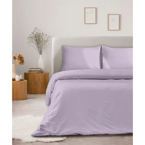 Organik Pamuk Akfil Nevresim Seti Çift Kişilik 200 x 220  cm  Lila