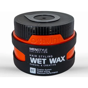 Menstyle Collection Profesyonel Saç Şekillendirici Wet Wax, Doğal ve Güçlü Tutuş, Uzun Süreli Etki, No:01 Wet Wax 150ml