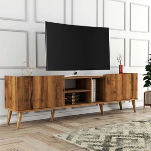 Lotus (Ahşap Ayaklı) Tv Ünitesi Hat Rengi 1340