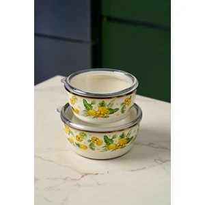 Miss Betty Citrus Emaye 2'li Saklama Kabı 14-15 cm