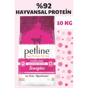 Sensiplus Somonlu Kısırlaştırılmış Kedi Maması 10 kg