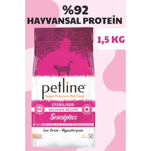 Petline Natural Sensiplus Adult Sterilised Somonlu Kısırlaştırılmış Yetişkin Kedi Maması 1.5 kg