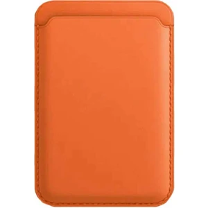 Magsafe Deri Cüzdan Turuncu