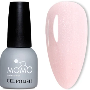 Momo Professional Kalıcı Oje S013 Uçuk Pembe, Gümüş Simli- 14ML