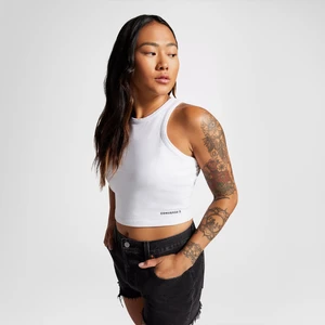 Slim Fit Kadın Beyaz Top