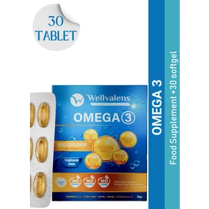 Omega-3 EPA & DHA – Kalp, Beyin ve Göz Sağlığı Desteği | 30 Softjel