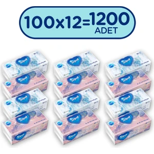 El ve Yüz Havlusu 12'li 1200 Yaprak