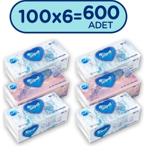 El ve Yüz Havlusu 6'lı 600 Yaprak