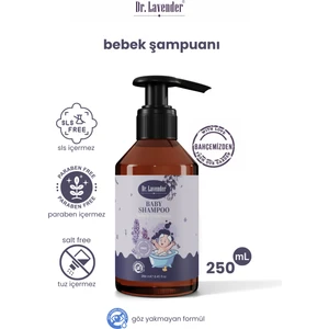 Dr. Lavender Doğal Bitkisel Lavanta Yağlı Bebek Şampuanı Göz Yakmaz Formül 250 ml