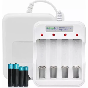 Pil Şarj Cihazı (Dört Yuvalı) - 1.2V Ni-Mh / Ni-Cd AA / AAA / GT-BC04