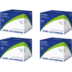 Steril Gaz Kompres Spanç 7.5cm x 7.5cm 20 Tel 4 Kutu 400 Adet -  Pamuk