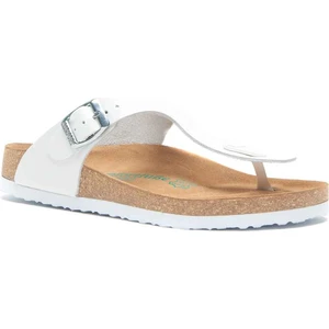 /  Aliz - Deri Parmak Arası Terlik ( Beyaz Cilt Deri )