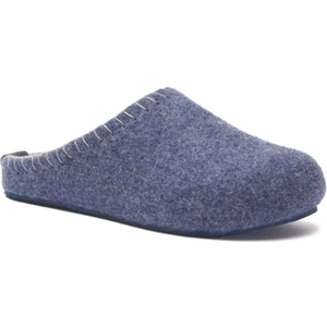 /  Pine - Yün Sabo Ev Terliği ( Lacivert - Gri Yün )