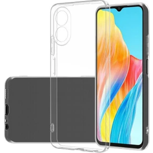 Kzy Oppo A38 4g Kapak Kamera Korumalı Süper Silikon Şeffaf Kılıf