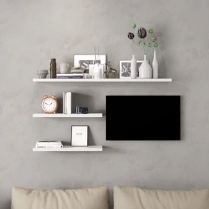Life Deco Tv Sehpa Ünitesi Duvar Rafı Beyaz LD-5000-R5B