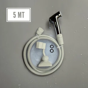 Nalbur Bakkal Tekne ve Karavan Duş Hortumu Seti 5 mt Dış Duş Başlığı ve Duş Hortumu