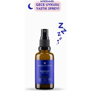 Mükemmel Gece Uykusu Yastık Spreyi | Kaliteli & Derin Uyku | 11 Değerli Esansiyel Yağ | 50 ml