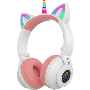 Unicorn 94DB Güvenli Ses Limitli Yumuşak Kulak Pedli Bluetooth Kulaklık Çocuk Kulaklığı Uzun Şarjlı