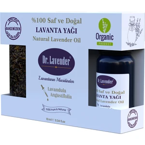 Dr. Lavender Saf Konsantre Lavanta Yağı 10 ml + Damlalık ve Lavanta Çiçeği