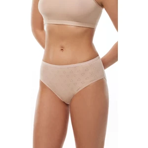 Kadın Ten 6 Lı Paket %100 Pamuk Ara Bel Jakarlı Slip Külot 350 6M350