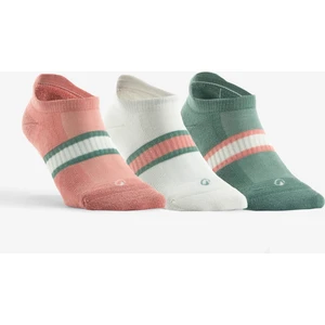 Tenis Çorabı - Kısa Konç - Desenli Pembe/Beyaz/Yeşil - RS 500