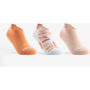 Artengo Çocuk Tenis Çorabı - Kısa Konç - 3 Çift - Turuncu/Pembe - Artengo RS 160