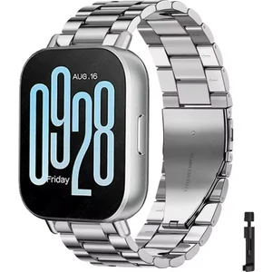 Xiaomi Redmi Watch 5 Lite/ Redmi Watch 5 Active Uyumlu Paslanmaz Çelik Kordon