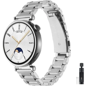 Huawei Watch Gt4/gt5 41MM Gt 5 Pro 42 mm Uyumlu 18MM Paslanmaz Çelik Baklalı Kordon