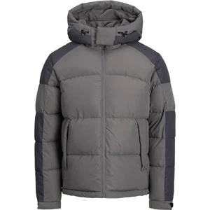Jack & Jones Erkek Rüzgara Dayanikli Kapüsonlu Puffer Mont - Aero